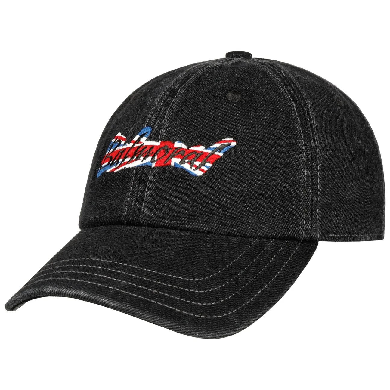 Punk Rock Union Jack Cap by - anthracite - Female - Size: One Size - Balmoral - FashionsVida