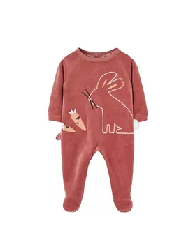 Boboli Pelele A Maniche Lunghe Velour Boiler 9 Mesi