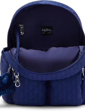 Mochila mini de mujer con bolsillos externos - Kipling - FashionsVida
