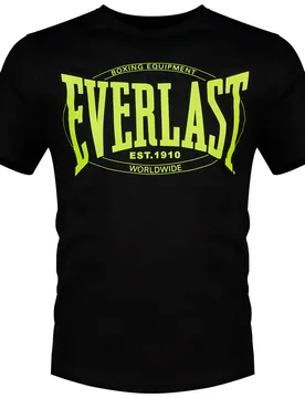 T-shirt à Manches Courtes Jersey Black / Black L - Everlast - FashionsVida