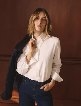 Camisa larga de manga larga de mujer - Lloyd's - FashionsVida