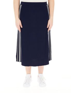 Gonna misto viscosa BLU NAVY S