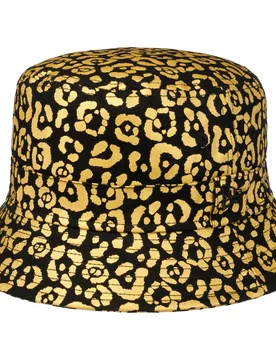Metallic Print Bucket Cloth Hat by - black - Damen - Size: M (57-58 cm) - New era - FashionsVida