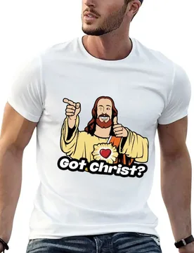 Got Christ? T-Shirt t shirt man casual t shirts for man graphic funny funny t shirts cotton T-shirt - Aliexpress - FashionsVida