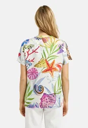BLOUSETOP WITH PANEL AND V-NECK female