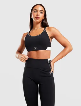 Ignite Strappy Sports Bra - Damen, Schwarz - female - Size: M - Trailberg - FashionsVida