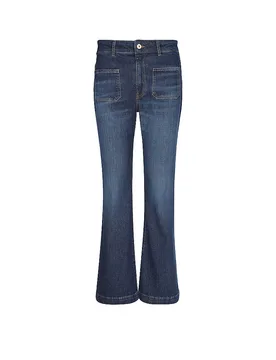 Jeans Coupe Évasée DIANA bleu marine 29/L30 - Cup Of Joe - FashionsVida