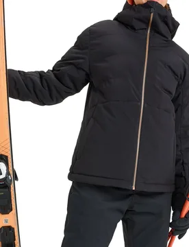 Stepp- Und Daundenjacken Ski Snowyhill Puffy Jacket True Black für Damen Größe L schwarz - Roxy - FashionsVida