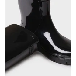 Botas de agua de mujer de goma con acabado brillante