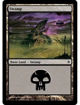 Swamp #170 (foil) New Phyrexia - Magic: The Gathering - FashionsVida