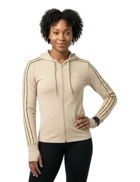 Sweat-shirt à Zip Zipper Stone Khaki XS - Adidas Originals - FashionsVida