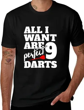 Darts design all i want are nine perfect darts T-Shirt Industrial Work Tee Shirt - Aliexpress - FashionsVida