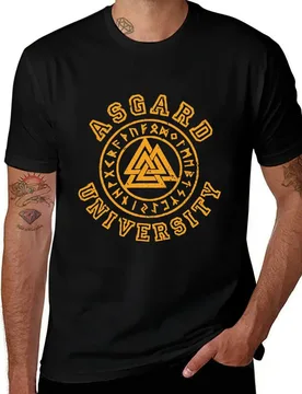 Asgard University (Yellow) T-Shirt Active Sports Short Sleeve Cotton Shirt - Aliexpress - FashionsVida