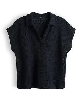 Poloshirt SOMONA schwarz 44 damen - Opus - FashionsVida