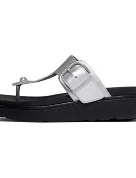 Sandali Gen Ff Buckle Toe Post Silver EU 41 - Fitflop - FashionsVida
