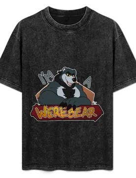 I'm a werebear, black T-Shirt Athletic Fit Sports Short Sleeve Top - Aliexpress - FashionsVida