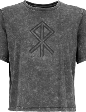 T-Shirt - Pagan Roots Courage Rune - S bis XXL - für Damen - Größe XL - schwarz - Frauen - female - Black Premium by EMP - FashionsVida