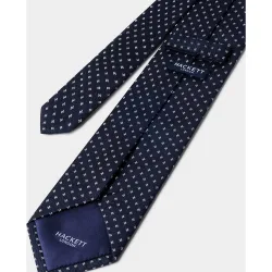 Corbata de seda con diseño de flores geométricas