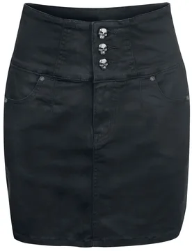 Rock Kurzer Rock - Miss Nothing - XS bis 3XL - für Damen - Größe XXL - schwarz - Frauen - female - Rock Rebel by EMP - FashionsVida