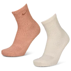 Everyday + Cushioned Crew 2 Pack Unisex Socken - Beige - Größe 42 - 46 - Baumwolle Beige 42 - 46