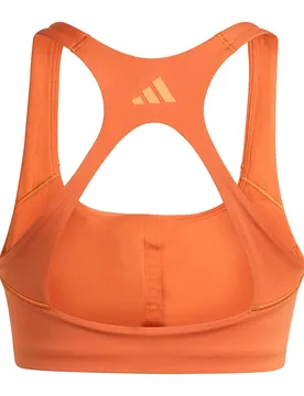 Soutien-gorge De Sport à Impact Moyen Optime Workout 3 Stripes Fox Orange / Fox Orange S - Adidas - FashionsVida
