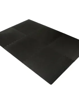 Bodenmatten Puzzle Basic (x6) - Noir - unisex - Size: 1,85x1,20 m