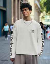 Pull Texturé Imprimé M Blanc Cassé