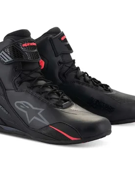 Scarpe Moto Donna STELLA FASTER-4 Nero Diva Rosa taglia 6 - Alpinestars - FashionsVida