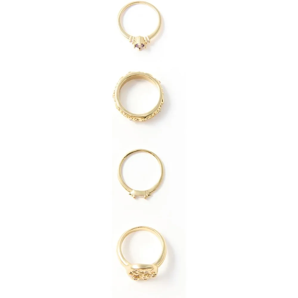 Sfera - Set 4 anillos esotéricos - Sfera - FashionsVida