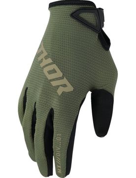 Guanti Moto Cross Enduro Ridemode Static Verde Camo taglia L