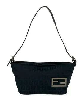 Zucchino Canvas Shoulder Bag - Fendi - FashionsVida