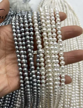 AA+ 100% Natural Freshwater Pearl 5-5.5mm Potato Pearl Charms for DIY Women Men Necklace Jewelry Making Accessories Daily Gifts - Aliexpress - FashionsVida