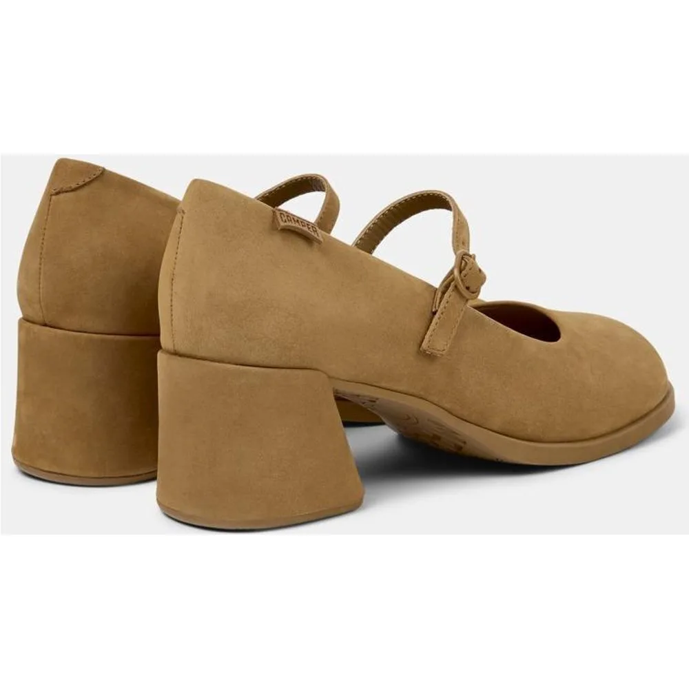 Mocasines con tacón de mujer de piel kora - Camper - FashionsVida