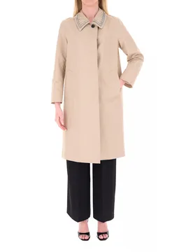 SEVENTY Giacca con strass BEIGE 40 - Seventy - FashionsVida
