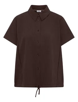 XXL Solid Structure Blouse female - XXL - FashionsVida