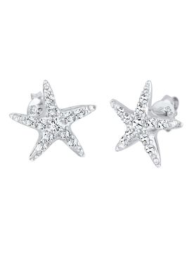 ELLI Pendientes 'Seestern' plata
