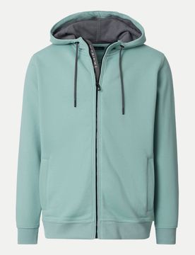 Sweatjacke mit Kapuze Grün XL