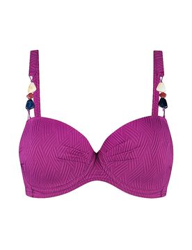 Top de bikini para mujer rosa 40F