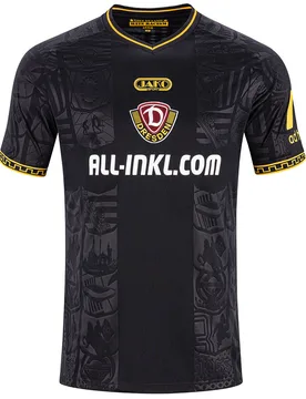 Dynamo Dresden Trikot Ausweich (schwarz / Größe XXL / Unisex) - Jako - FashionsVida
