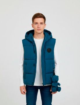 Unisex. F5BWUAPF015 Chaleco Gilet (L), Casual, Poliéster