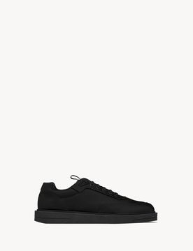 Contemporary Lace-Up Sneakers with Pull Loop - 1cm Heel