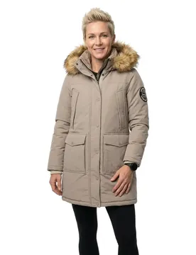 Giacca Everest Faux Fur Deep Beige XS