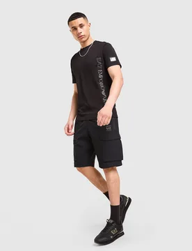 Mens Maglia Vertical Badge - Nero, nero nero Uomo taglia M - Emporio armani - FashionsVida