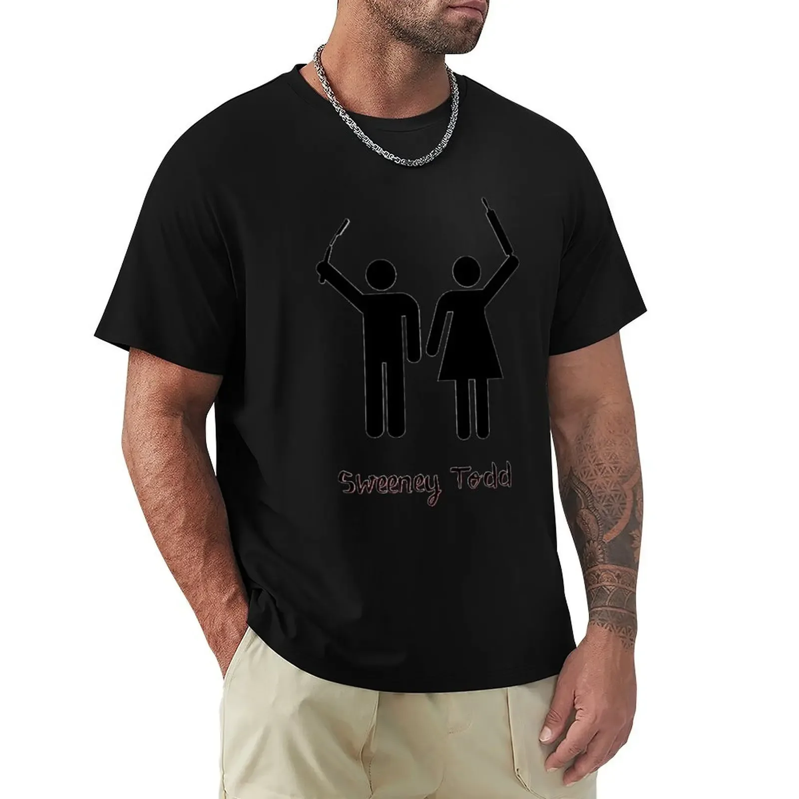 Sweeney Todd simplistic T-Shirt Standard Fit Solid Tee Shirt - Aliexpress - FashionsVida