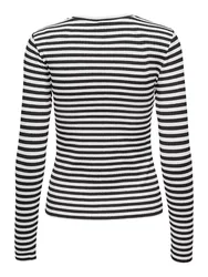 JDYFRANSISKA L/S STRIPE O-NECK TOP female