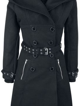 Wintermantel - Decay Coat - S bis 5XL - für Damen - Größe 4XL - schwarz - Frauen - female
