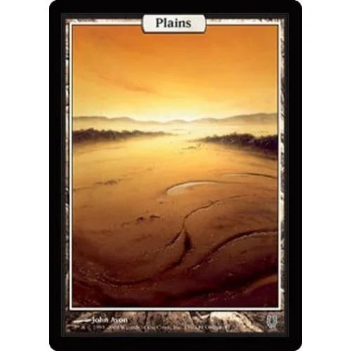 Plains (foil) Unhinged - Magic: The Gathering - FashionsVida