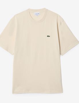 Tee Shirt Classic Small Logo beige/vert xs