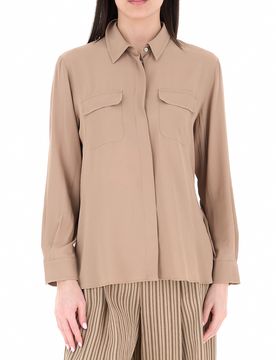 Camicia misto seta CAMMELLO 44