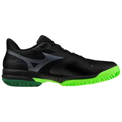 Wave Exceed Court Padel Shoes Black / Foliage Green / Glowing Apple UK 8